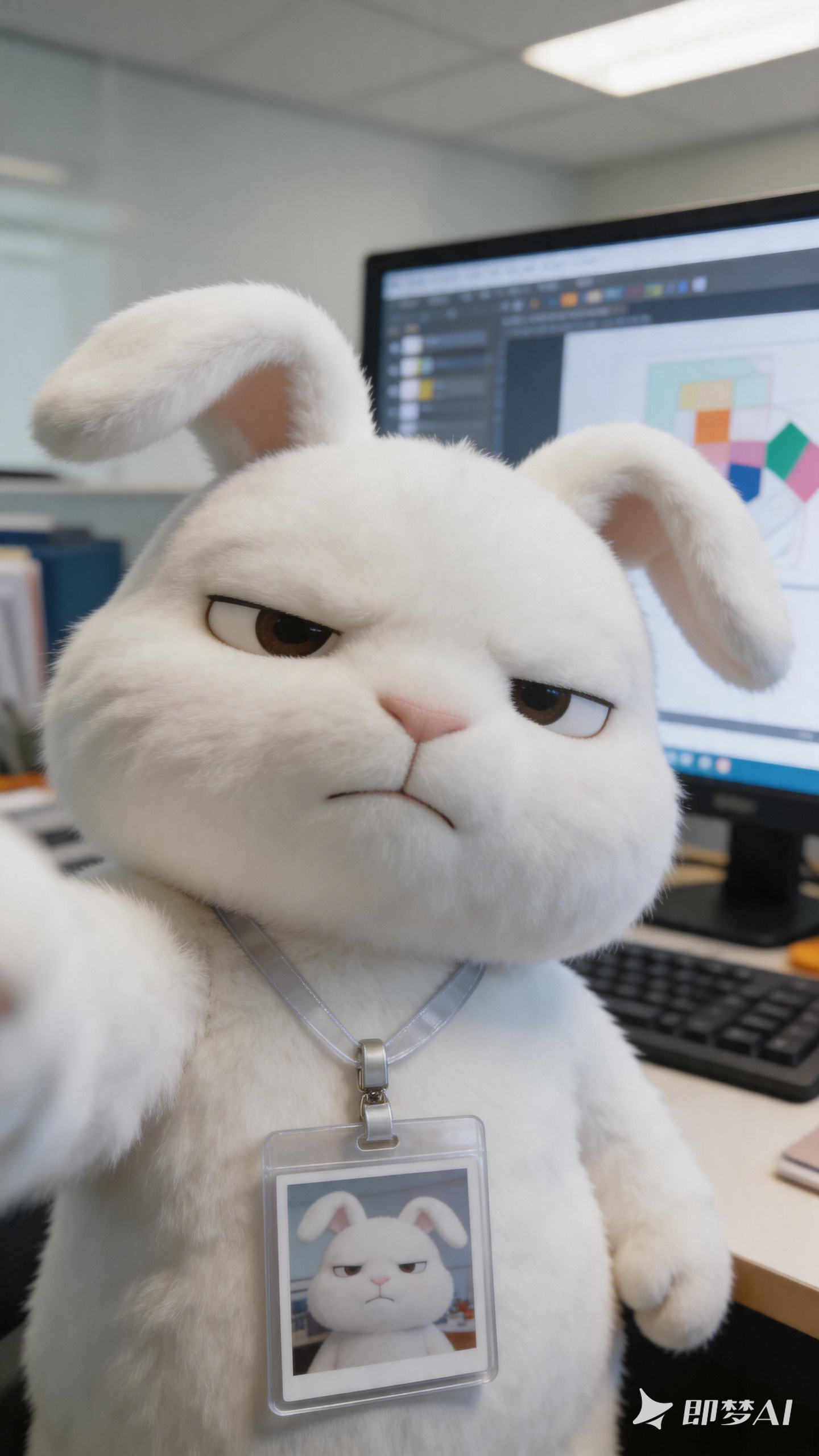 拟人化小兔日常快照