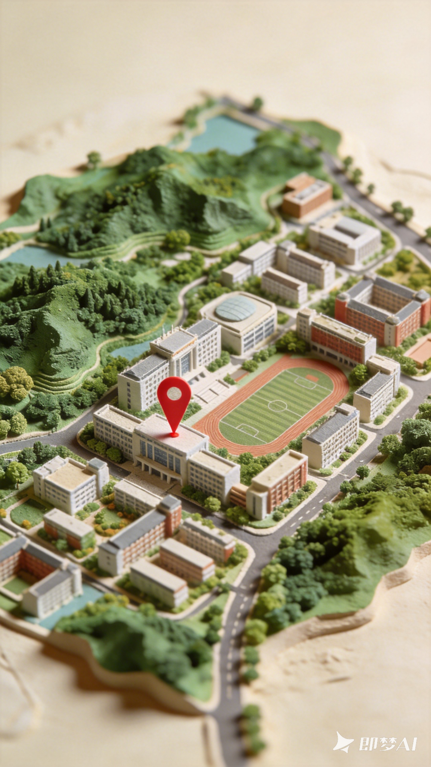 浙江理工大学地形图